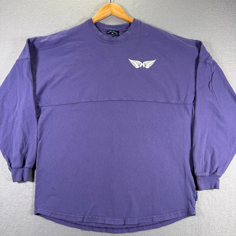 Cali Courage Spirit Jersey‎ Purple Long Sleeve Shirt Mens Size M Wings